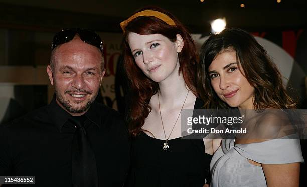 Alex Perry, Alice Burdeau and Jodhi Meares attend the Sydney casting for series 4 of "Australias Next Top Model" at David Jones on November 1, 2007...