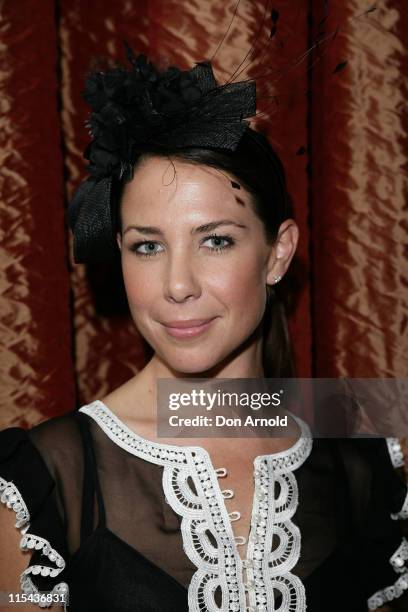 Kate Ritchie attends the Kate Waterhouse Melbourne Cup Party at the Zeta Bar at The Hilton Hotel on November 6, 2007 in Sydney, Australia.