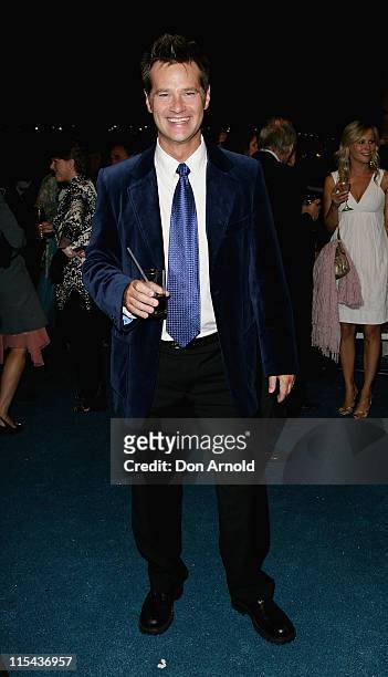 Hollywood Reporter Richard Reid attends a naming ceremony for the Pacific Dawn at the Overseas Passenger Terminal on November 8, 2007 in Sydney,...