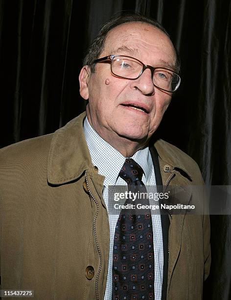 Director Sidney Lumet attends the 2007 New York Film Critics Circle Awards at Spotlight on January 6, 2008 in New York City.