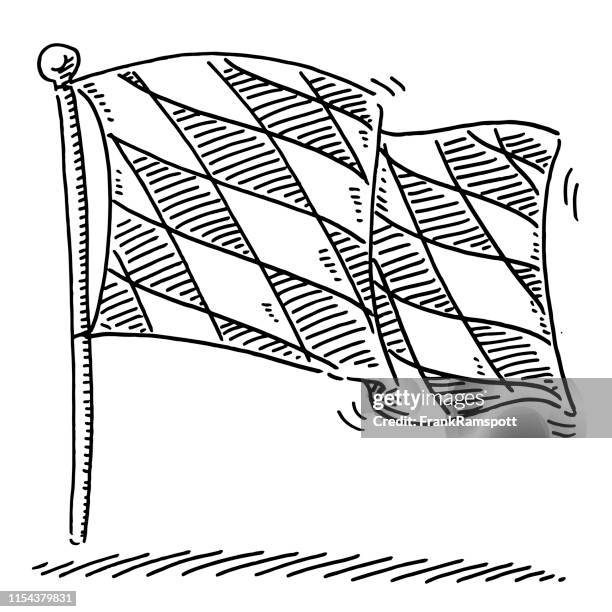 bayerische fahnenverlosung - bayern muster stock-grafiken, -clipart, -cartoons und -symbole