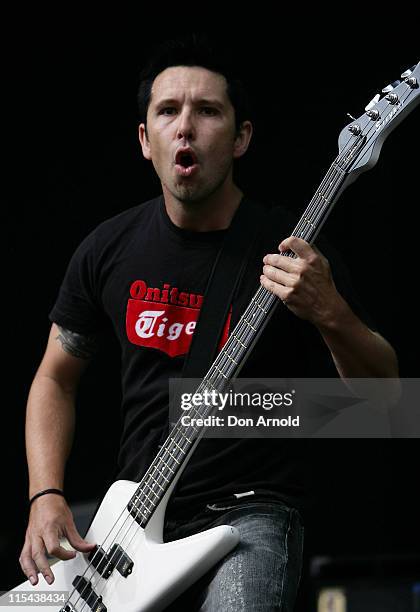 Grinspoon performs on stage during the Sydney Big Day Out at the Sydney Showgrounds on January 25, 2008 in Sydney, Australia.