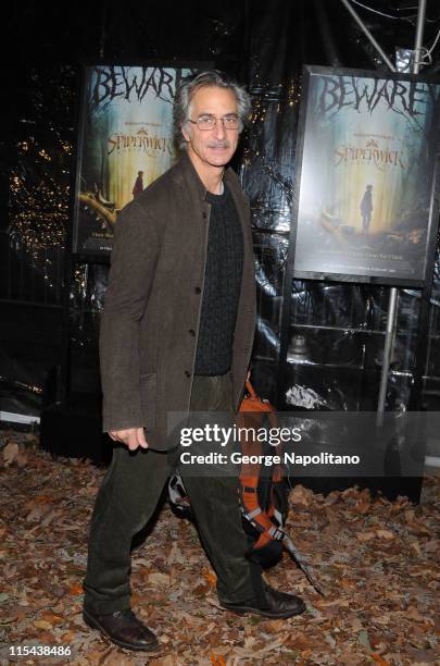 Actor David Strathairn attends a special screening of Paramount Pictures' and Nickelodeon Movies 'The Spiderwick Chronicles' at AMC Lincoln Square on...