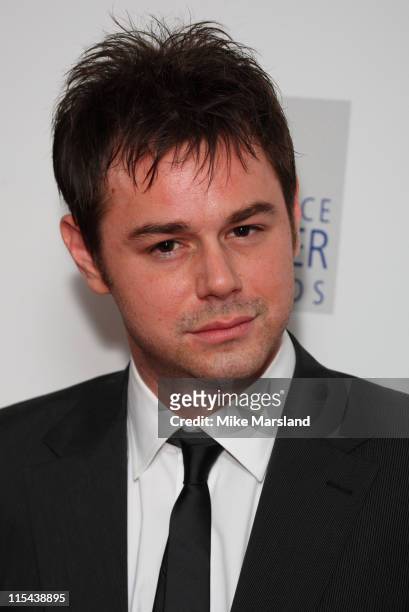 Danny Dyer poses in the press room during the Laurence Olivier Awards 2008 at Grosvenor House on March 9, 2008 in London, England.