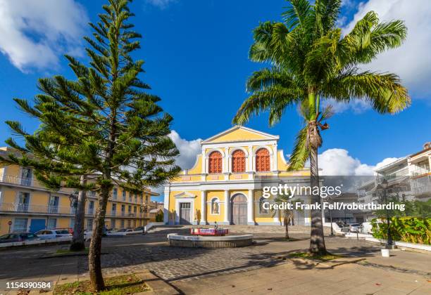 st. peter and st. paul church, pointe-a-pitre, guadeloupe, french antilles, west indies, caribbean, central america - guadeloupe bildbanksfoton och bilder