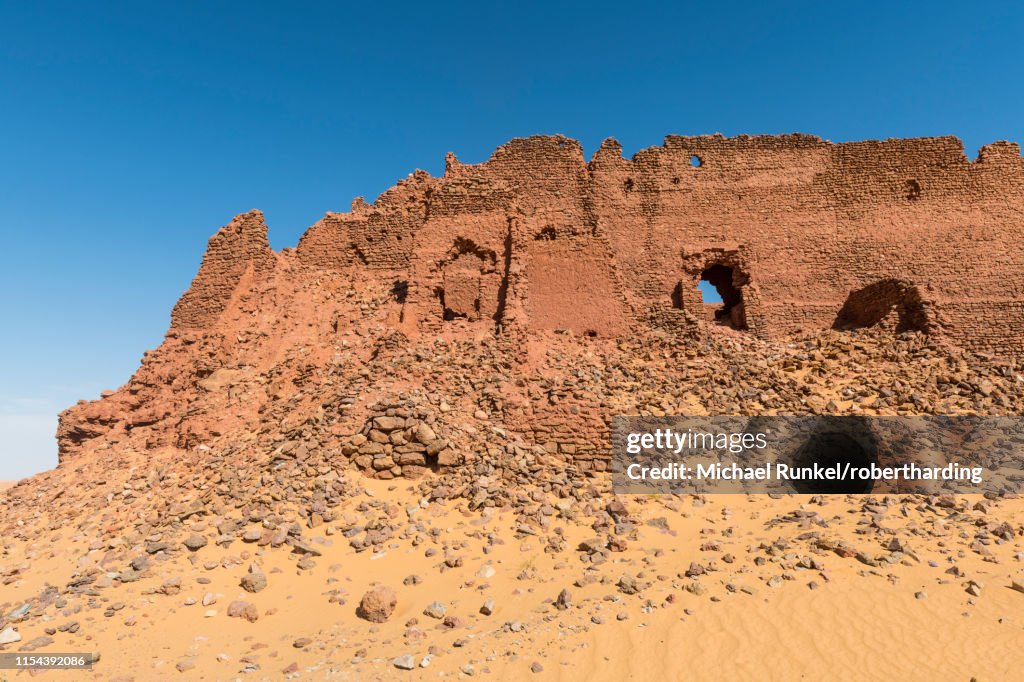 Old ksar, old town in the desert, near Timimoun, western Algeria, North Africa, Africa