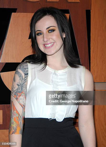 "American Idol" contestant Carly Smithson appears on Fox 5's "Good Day New York" at Fox 5 TV studios on April 15, 2008 in New York City.