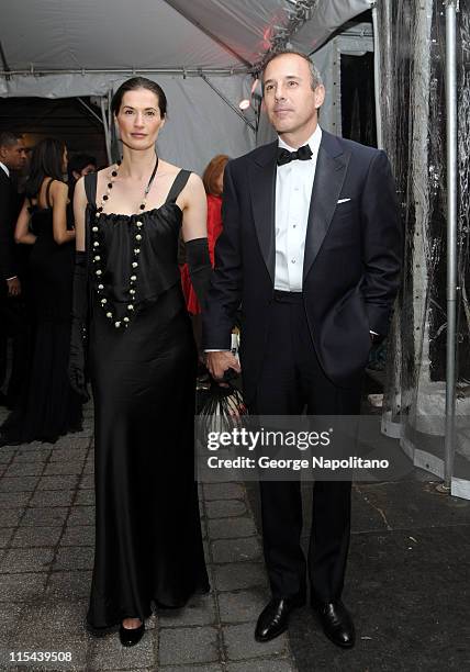 Annette Roque Lauer and Matt Lauer at the American Ballet Theatre's Opening Night Spring Gala on May 19, 2008 at the Metropolitan Opera House in New...