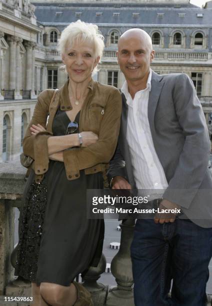 Tonie Marshall and a guest attend the launching of the 24eme Fete du Cinema at Ministere de al Culture on June 26, 2008 in Paris, France.