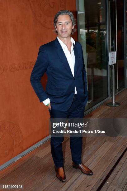 Of Facebook France Laurent Solly attends the 2019 French Tennis Open - Day Thirteen at Roland Garros on June 07, 2019 in Paris, France.