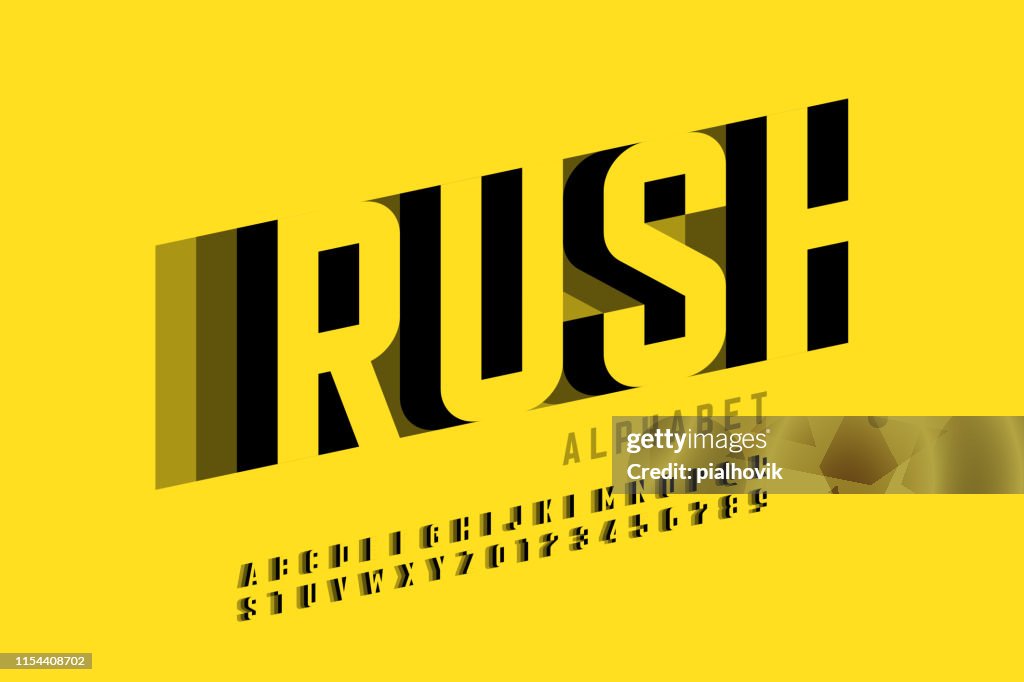 Speed Style Names Speed Style Font High-Res Vector Graphic - Getty Images