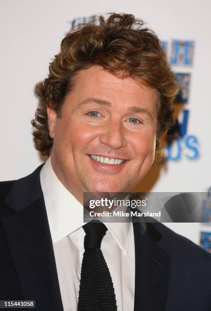 Singer Michael Ball who performed during the South Bank Show Awards 2009 at the Dorchester Hotel on January 20, 2009 in London, England.