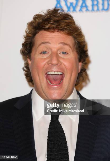 Singer Michael Ball who performed during the South Bank Show Awards 2009 at the Dorchester Hotel on January 20, 2009 in London, England.