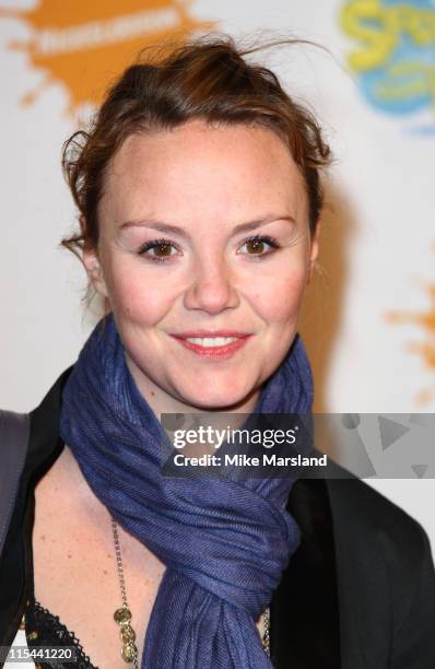 Charlie Brooks attends the SpongeBob SquarePants: The Sponge Who Could Fly! - Gala Performance at Hammersmith Apollo on March 5, 2009 in London,...