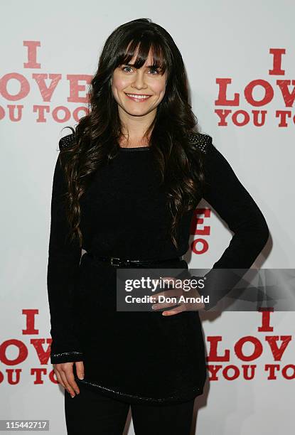 Saskia Burmeister attends the premiere of "I Love You Too" at Event Cinemas George Street on April 27, 2010 in Sydney, Australia.