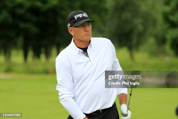 Peter Fowler of Australia in action during the first round of the Open Senior Hauts de France by Jean Van de Velde on June 07, 2019 in...