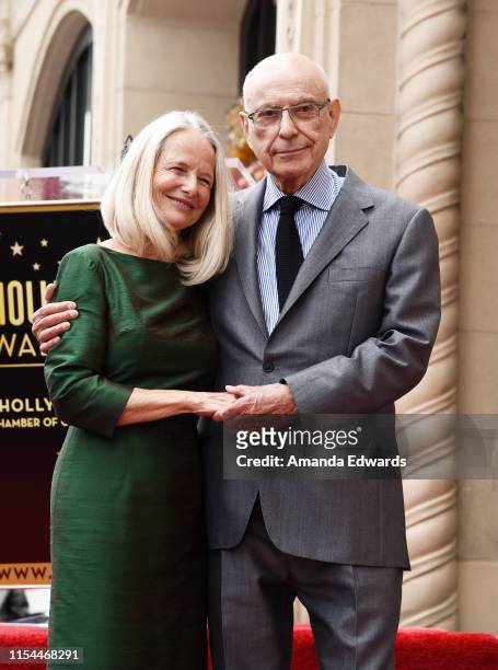 Alan Arkin and his wife Suzanne Newlander Arkin attend his star ceremony on The Hollywood Walk of Fame on June 07, 2019 in Hollywood, California.