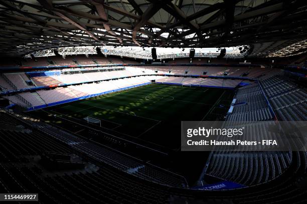 General view of Stade de Nice ahead of the FIFA Women's World Cup France 2019 on June 07, 2019 in Nice, France.
