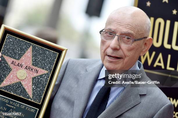 Alan Arkin is honored with a Star on the Hollywood Walk of Fame on June 07, 2019 in Hollywood, California.