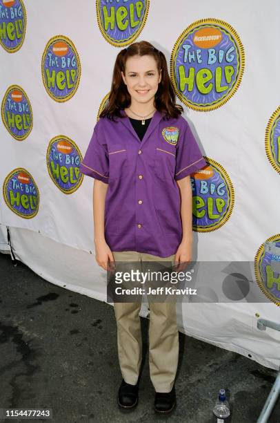 Larisa Oleynik Attends The 1997 Nickelodeon Big Help-A-Thon at The Santa Monica Pier on October 19, 1997 in Santa Monica, CA.
