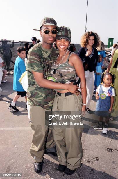 Kel Mitchell Attends The 1997 Nickelodeon Big Help-A-Thon at The Santa Monica Pier on October 19, 1997 in Santa Monica, CA.