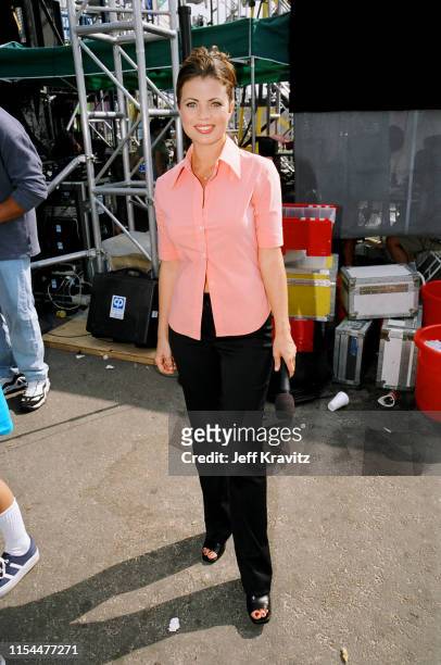Tiffani Amber Thiessen Attends The 1997 Nickelodeon Big Help-A-Thon at The Santa Monica Pier on October 19, 1997 in Santa Monica, CA.