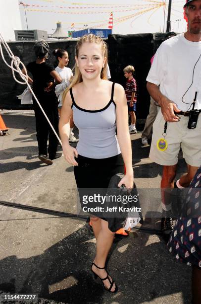 Melissa Joan Hart Attends The 1997 Nickelodeon Big Help-A-Thon at The Santa Monica Pier on October 19, 1997 in Santa Monica, CA.