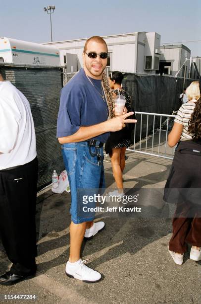 Sinbad Attends The 1997 Nickelodeon Big Help-A-Thon at The Santa Monica Pier on October 19, 1997 in Santa Monica, CA.