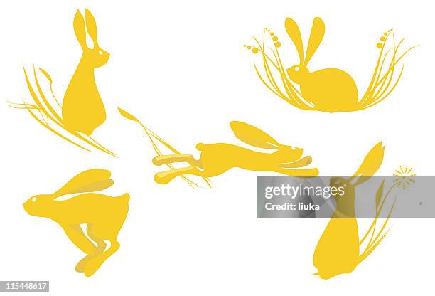 Stylized Jumping Rabbit Rabbit Jumping Photos and Premium High Res Pictures - Getty Images