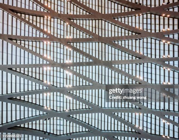 silver-white roof - break through wall stock pictures, royalty-free photos & images