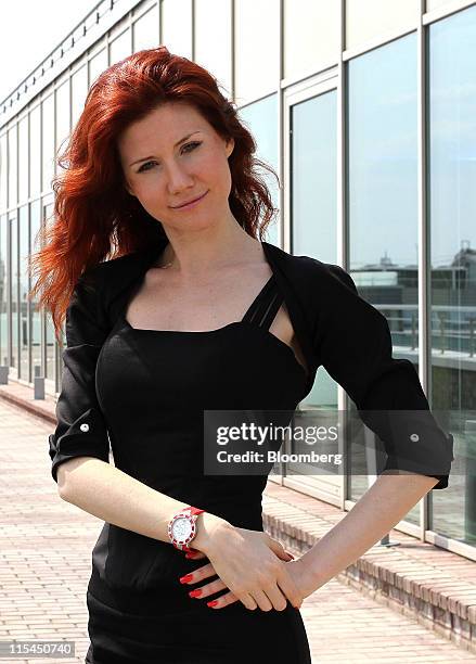 Anna Chapman, the former Russian spy, poses for a photograph following an interview at an office in Moscow, Russia, on Friday, June 3, 2011. "I've...