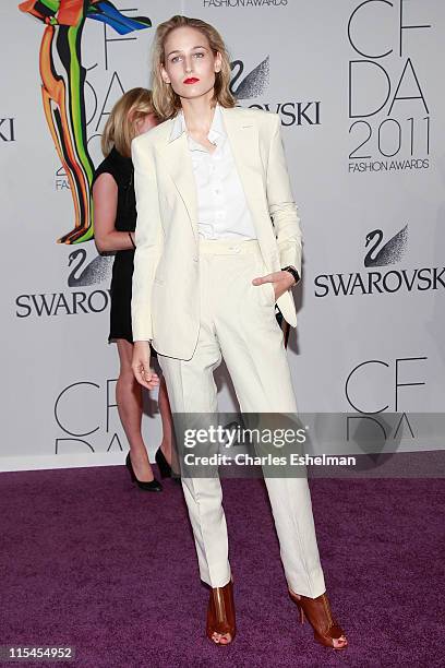 Actress Leelee Sobieski attends the 2011 CFDA Fashion Awards at Alice Tully Hall, Lincoln Center on June 6, 2011 in New York City.