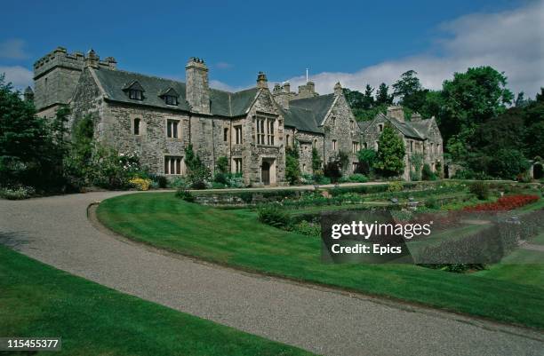 General view of Cotehele house, a tudor manor house near saltash, Cornwall, England, July 1997.