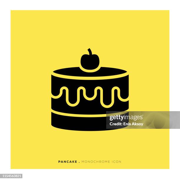 pancake icon - buttermilk stock illustrations