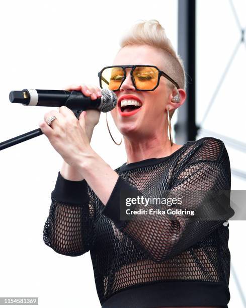 Shawna Thompson of Thompson Square during 2019 CMA Music Festival on June 07, 2019 in Nashville, Tennessee.