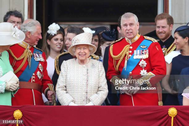 Prince Charles, Prince of Wales, Princess Beatrice, Princess Anne, Princess Royal, Queen Elizabeth II, Prince Andrew, Duke of York, Prince Harry,...