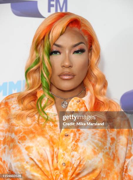 Stefflon Don attends the Capital FM Summertime Ball at Wembley Stadium on June 08, 2019 in London, England.