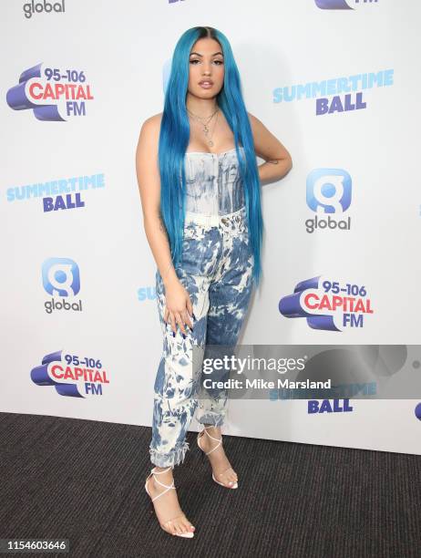 Mabel attends the Capital FM Summertime Ball at Wembley Stadium on June 08, 2019 in London, England.