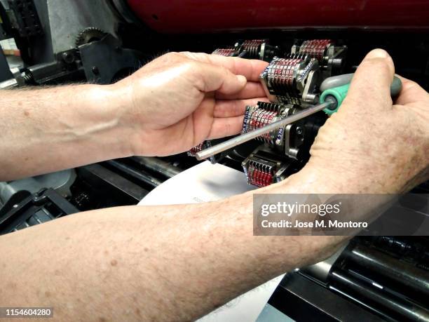 Offset Machine Numbers 13 Numerator Stock Photos, High-Res Pictures, and Images - Getty Images