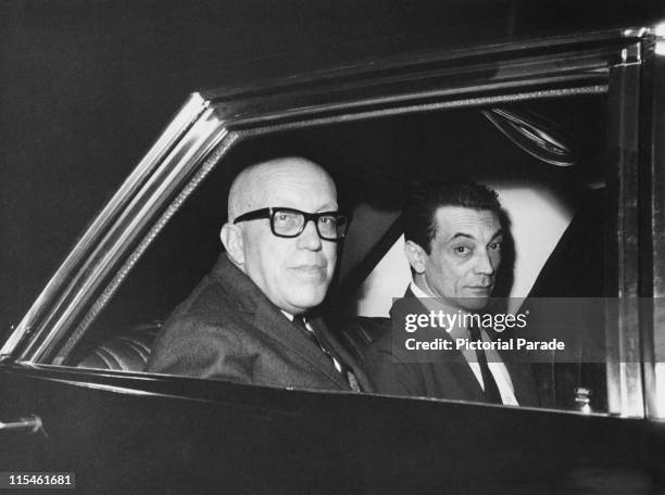 Brazilian Foreign Minister Jose de Magalhaes Pinto in Rio de Janeiro, Brazil, after President Artur da Costa e Silva suffered a cerebral thrombosis,...