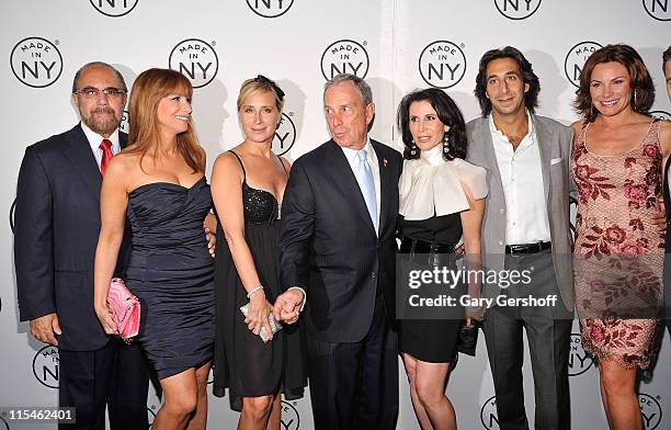 Bobby Zarin, Jill Zarin, Sonja Morgan, New York City Mayor Michael R. Bloomberg, Media & Film Commissioner Katherine Oliver, Jacques Azoulay, and...