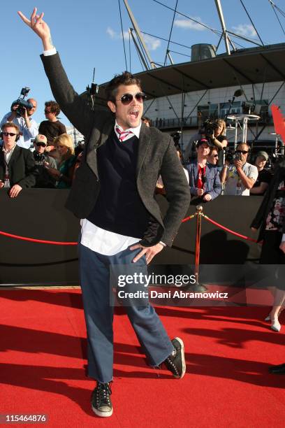 Johnny Knoxville during 2006 ARIA Awards - Arrivals at Acer Arena, Sydney Olympic Park in Sydney, NSW, Australia.