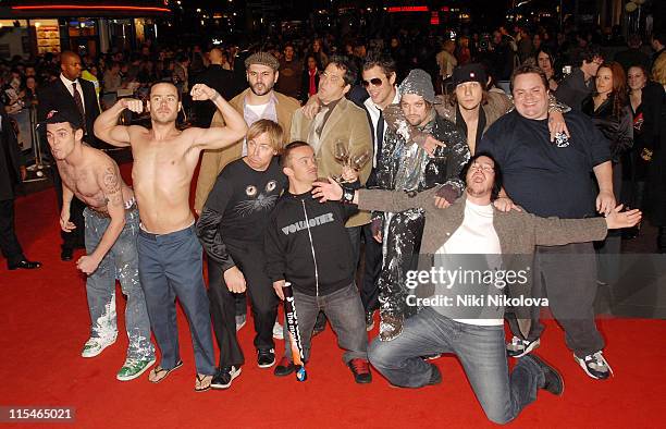 Steve-O, Chris Pontius, Wee Man, Jeff Tremaine, director, Johnny Knoxville, Bam Margera, Ehren McGhehey, Preston Lacy and guests