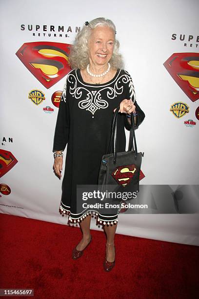 Noel Neill during Superman Returns DVD and Video Game Launch Party - Arrivals at Social Hollywood in Los Angeles, CA, United States.