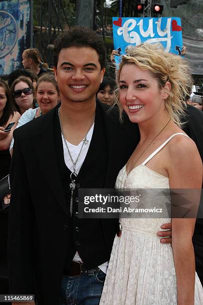 Guy Sebastian and Jules Egan during ""Australian Idol"" Grand Final - November 26, 2006 at Sydney Opera House in Sydney, NSW, Australia.