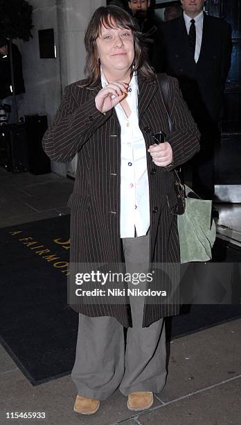 Kathy Burke during Evening Standard Theatre Awards - Arrivals at The Savoy in London, Great Britain.