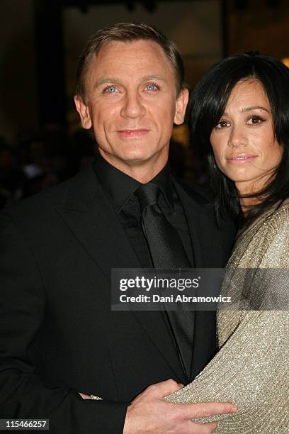 Daniel Craig and Satsuki Mitchell during Casino Royale Australian Premiere - Red Carpet at State Theatre in Sydney, NSW, Australia.