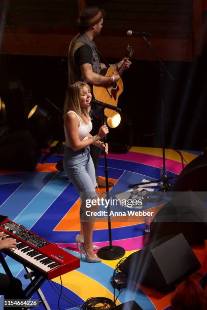 Danielle Bradbery performs onstage in the HGTV Lodge at CMA Music Fest on June 08, 2019 in Nashville, Tennessee.