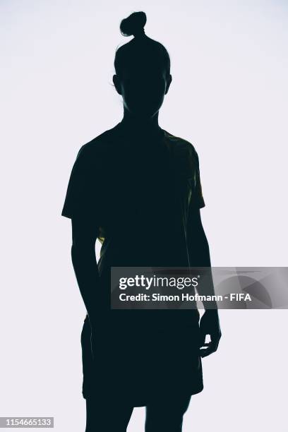 Elise Kellond-Knight of Australia poses for a portrait during the official FIFA Women's World Cup 2019 portrait session at Royal Hainaut Spa & Resort...