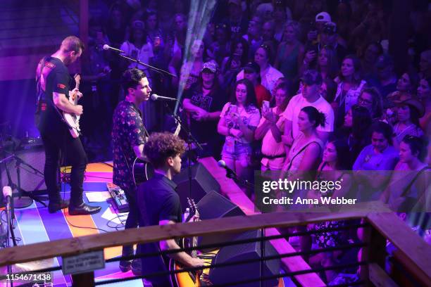 Devin Dawson performs onstage in the HGTV Lodge at CMA Music Fest on June 08, 2019 in Nashville, Tennessee.